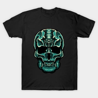 skull bearing the owl T-Shirt